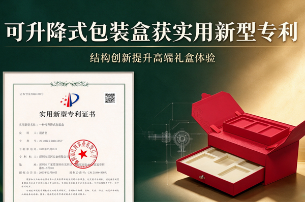 深圳市昆河实业有限公司 “一种可升降式包装盒” 获国家实用新型专利授权